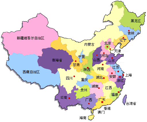 服务区域图