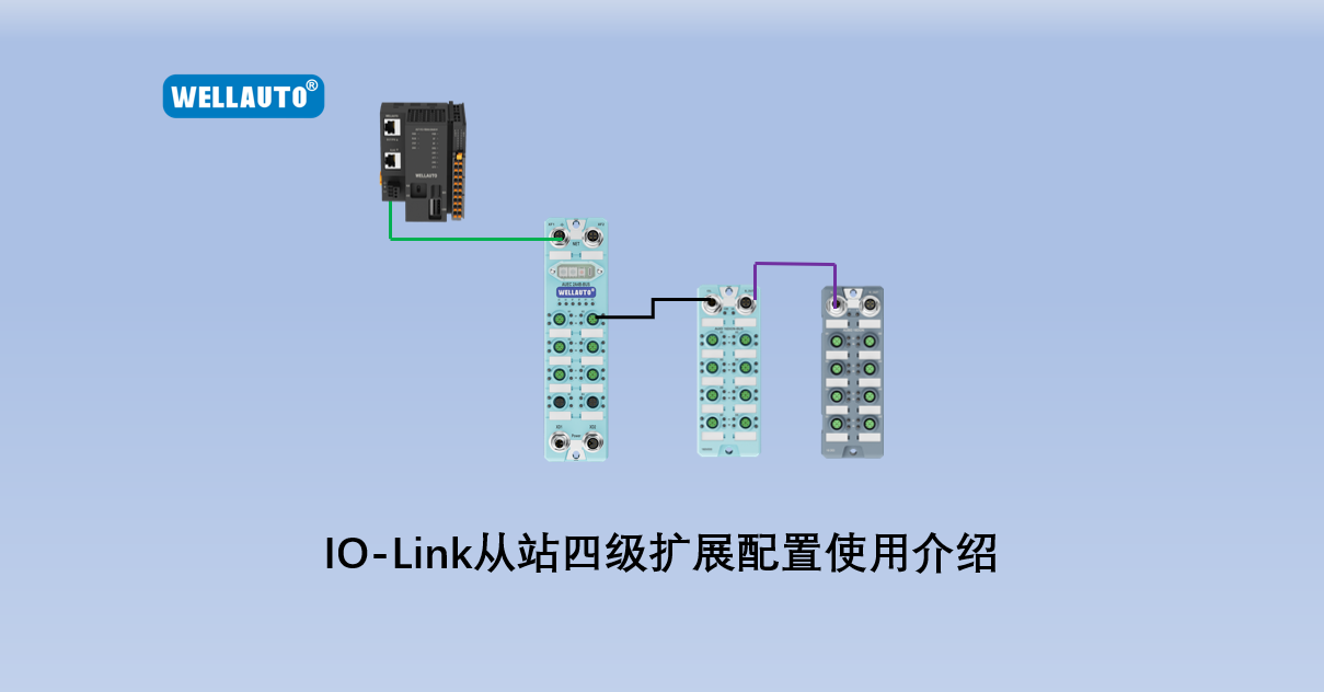 IO-Link从站扩展IP67数字量模块配置使用